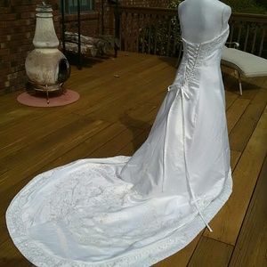 White wedding dress